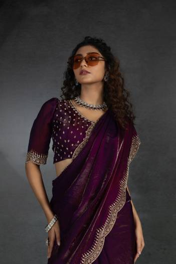 MEHEK SAREE 1050A TO 1050F DESIGNER SATIN SILK SAREE WHOLESALER IN INDIA